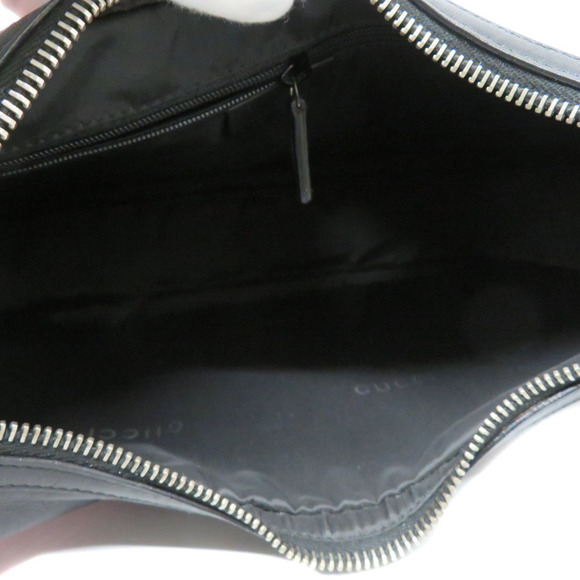 Gucci One Shoulder Bag Leather Black - Picture 9 of 9